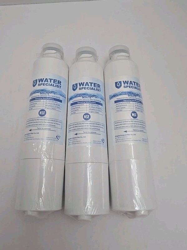 (3) Water Specialist WS627B Replacement Water Filters for Samsung DA29-00020B