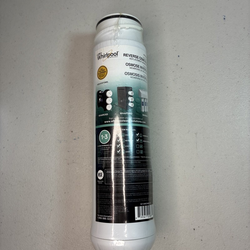 Whirlpool WHEERM UltraEase Reverse Osmosis Membrane Replacement Filter X1