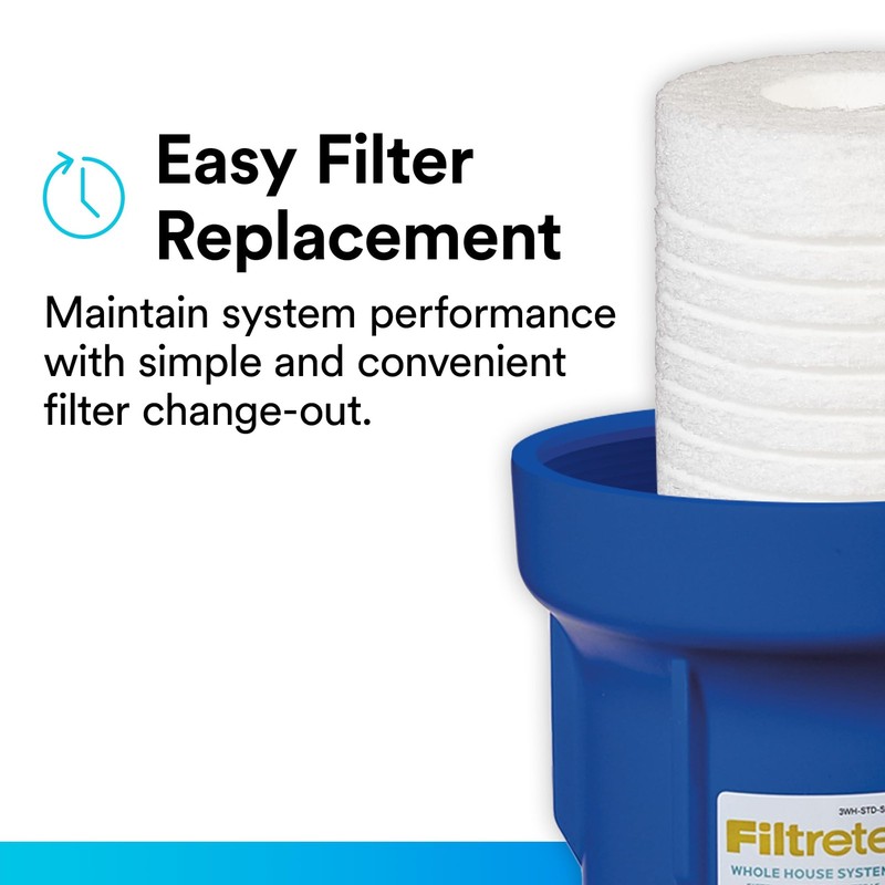 Filtrete Standard Capacity Whole House Grooved 2 Count (Pack of 1), White gallery
