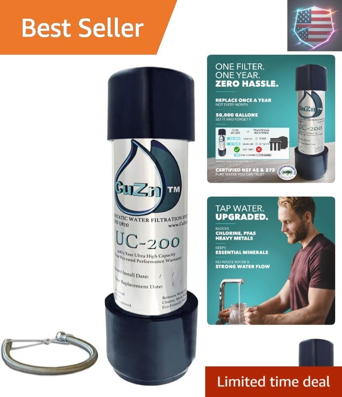 Under Sink Water Filter for Sink Faucet by , 5 Filtration Life, Reduces PFAs…