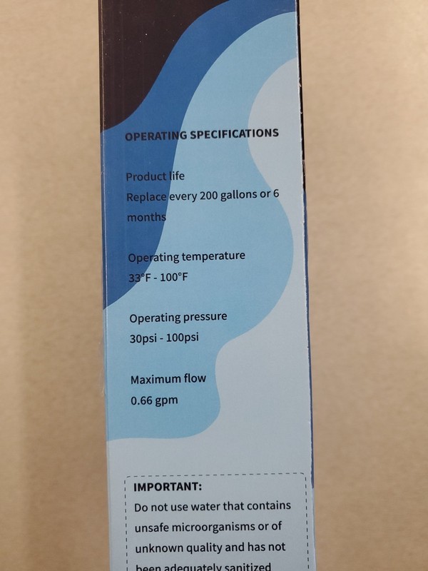 WF3CB Water Ice Refrigerator Filter 2 Pack Pure Source 3 AP4567491 PS3412266 New gallery