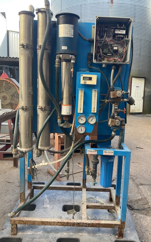 NEW WAVE INDUSTRIES WATER FILTRATION SYSTEM 4500 GPD USED reverse osmosis