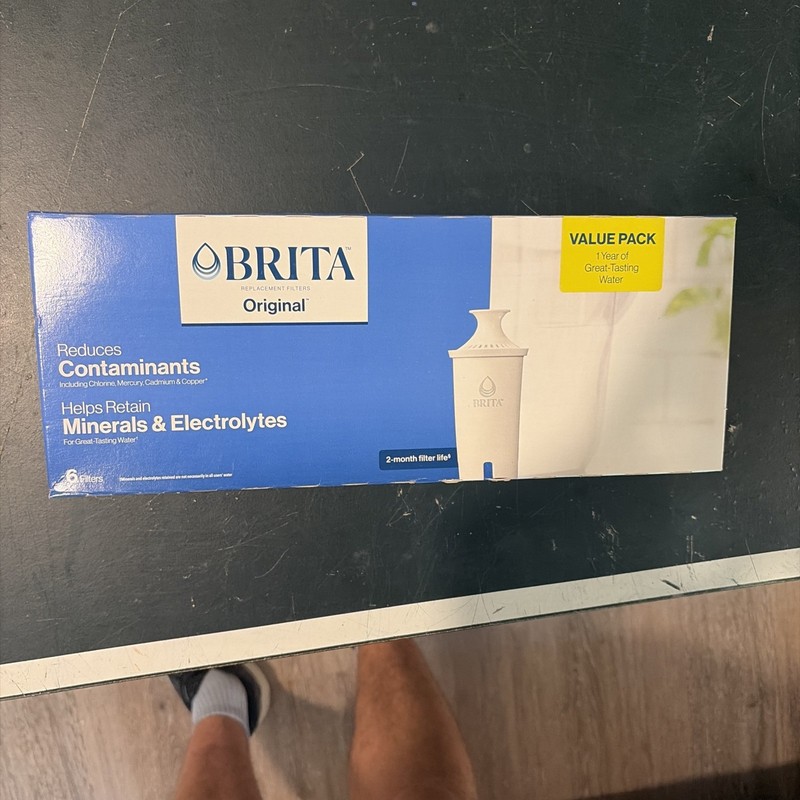 Brita Water Pitcher Filters 6 Pack Genuine OEM #0B03 Standard – New in Box