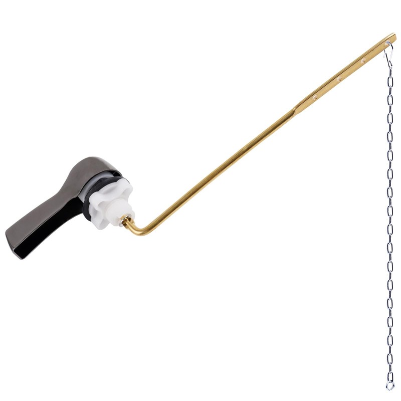 Universal Metal Front Mount Toilet Handle Replacement Kit, Brass Toilet Flush…