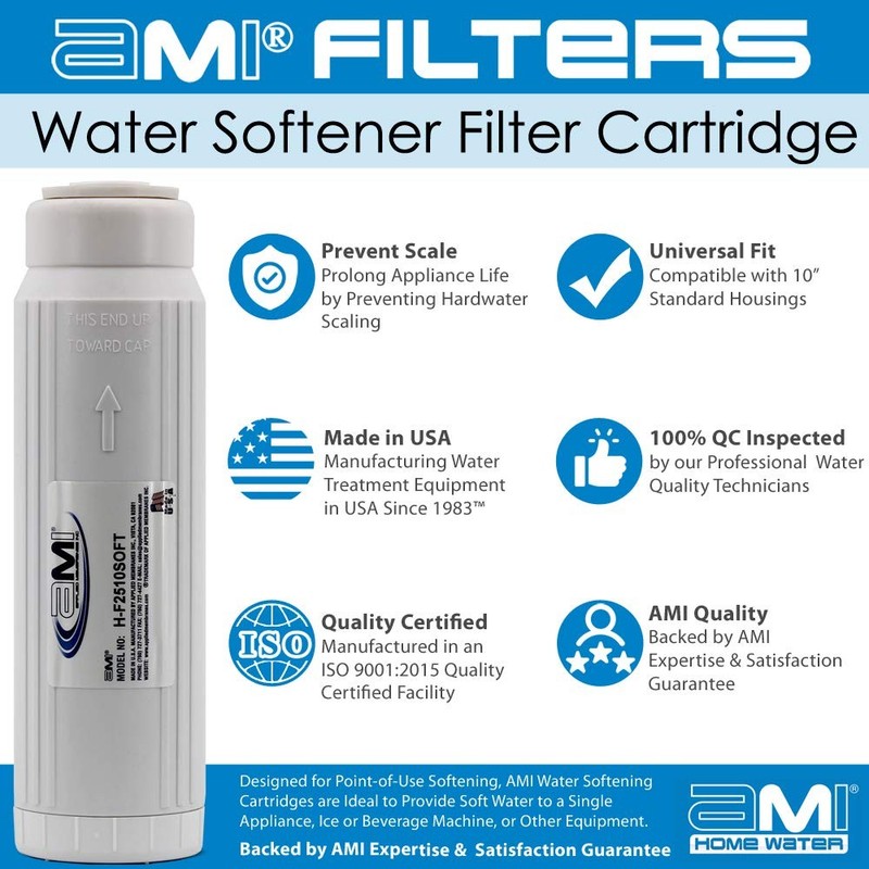 Water Softening Filter Cartridge | 10" Standard Universal Size | Ion Exchange... gallery