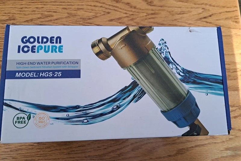 Sediment Spin Down Golden Icepure Filtration Model Hgs-25
