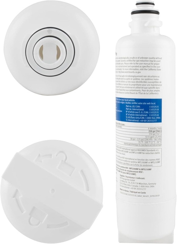 3x UltraClarity 11034152 fits Bosch Thermador GAGGENAU Refrigerator Water Filter gallery