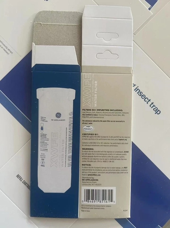 New GE XWFE Replacment Refrigerator Water Filter Without Chip gallery