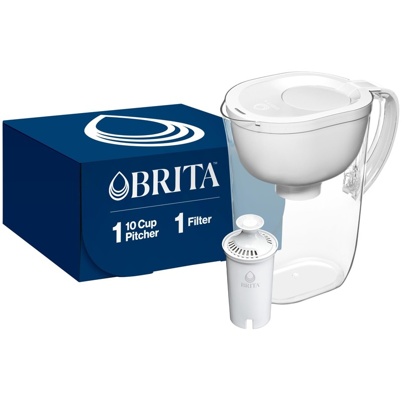 Large Water Filter Pitcher for Tap and Drinking Water with SmartLight Change …