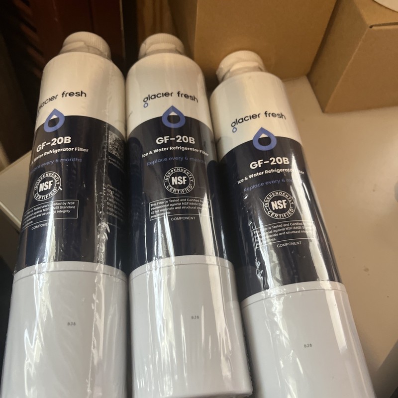 Glacier Fresh Water Filter GF-20B (3 Pack) NEW - SEALED Fast Shipping gallery