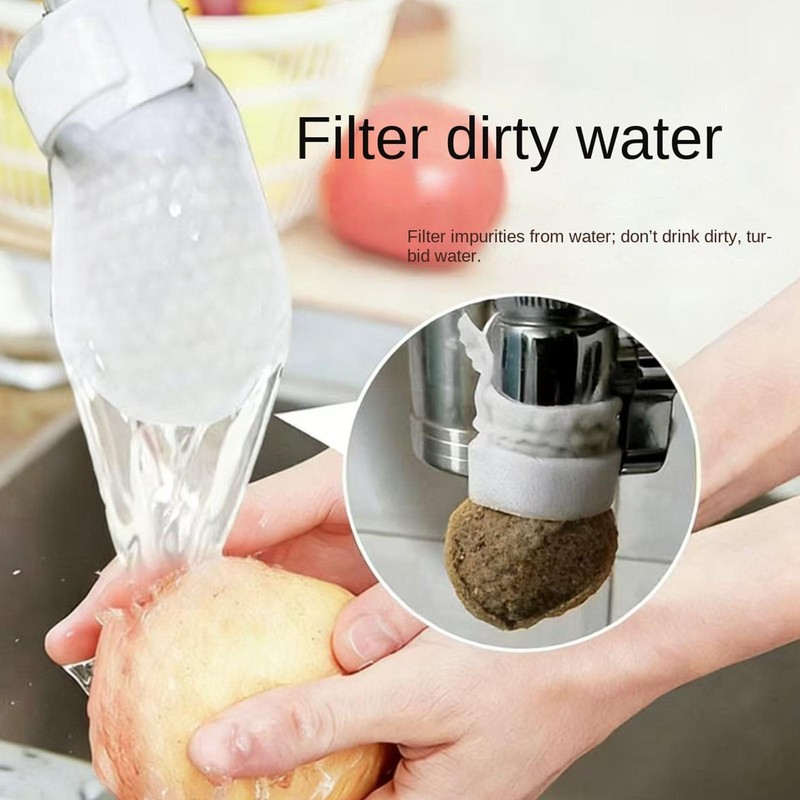 100PCS Cotton Filter Bag For Faucet, DIY Faucet Filter Cotton Bags Water Filters gallery