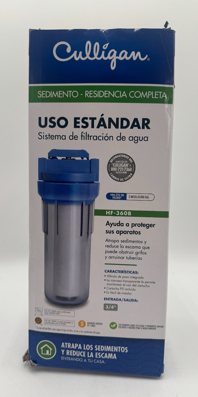 Culligan HF-360B Standard Duty 3/4" Inlet/Outlet Whole House Filtration System gallery