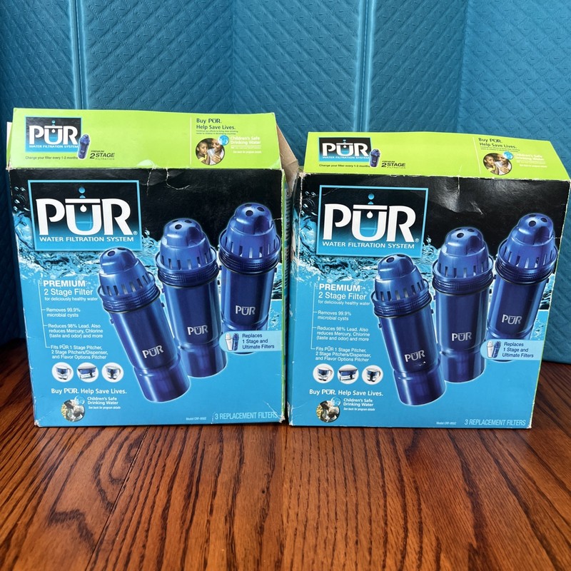 6 Pack PUR Water Pitcher Filters – Model CRF-950Z – 2 Stage