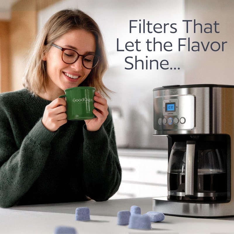 12 Pack Water Filters for Cuisinart Coffee Makers by Set of 12, Charcoal gallery