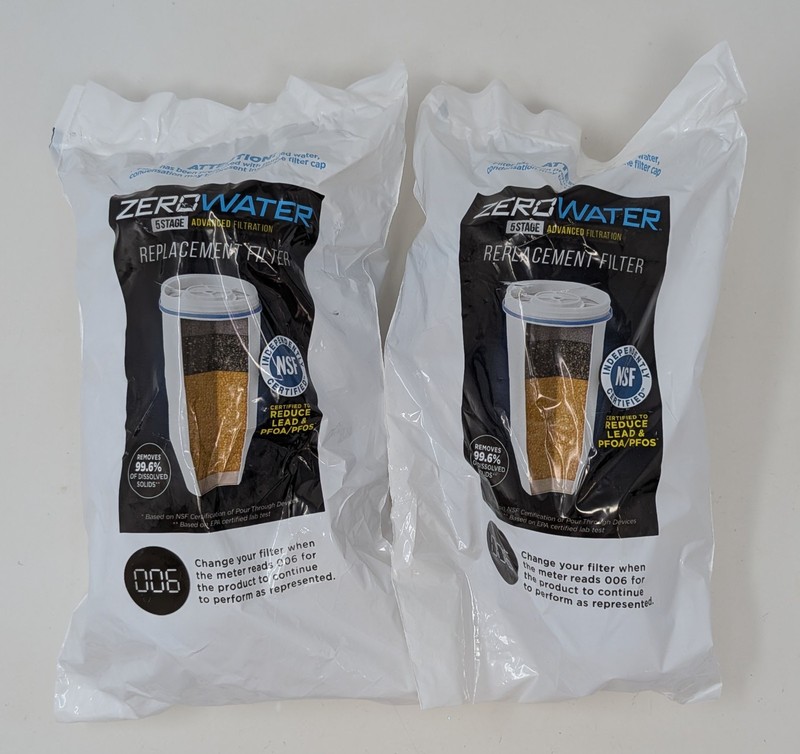2 Pack Zero Water ZR-017 – 5 Stage Advanced Filtration Replacement Water Filters