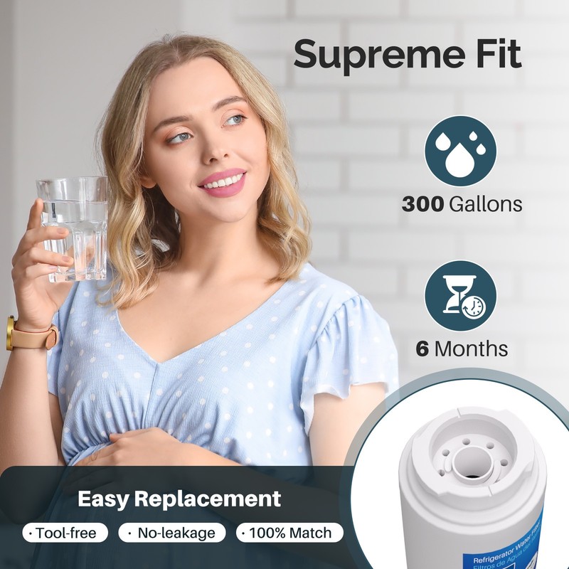 ICEPURE RWF0900A Refrigerator Water Filter Replacement for UKF8001P, 4396395, 4P gallery