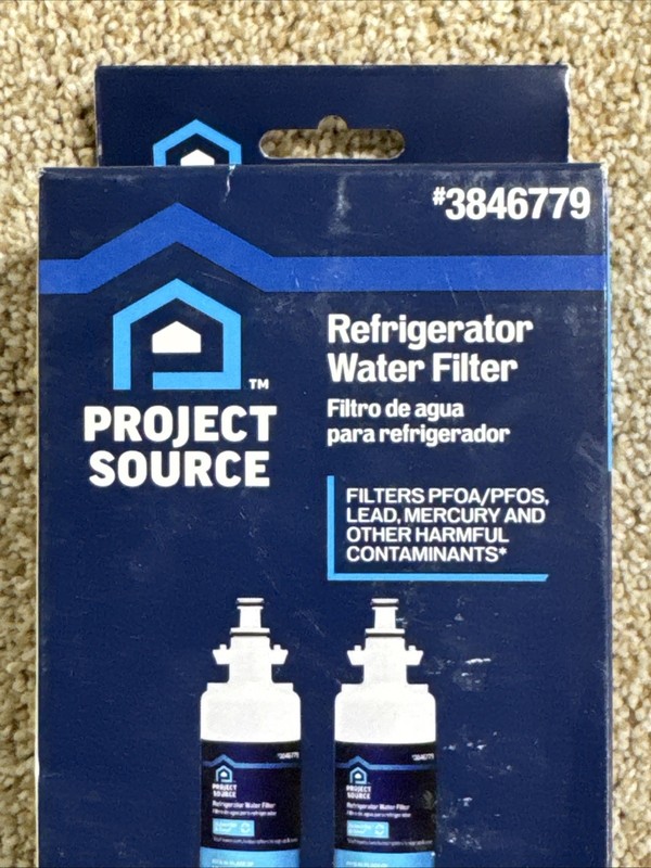 Project Source Twist-in Refrigerator Water Filter L-5-2 Fits LG LT1000P gallery