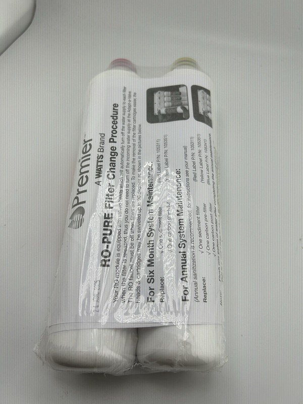 2 Premier Pre-Carbon Yellow WP105351 & Sediment Red WP105311 Filters New gallery
