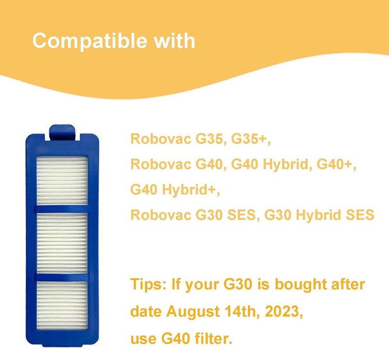 Replacement Parts Filter Compatible with eufy RoboVac G35 G35 G40 G40 Hybrid gallery