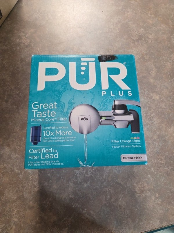 PUR PLUS Faucet Filtration System - Chrome Reduce 10x More! gallery