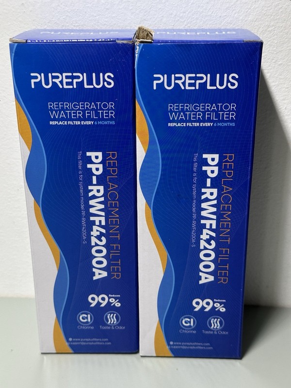 PUREPLUS PP-RWF4200A, Refrigerator Water Filter, 2 Pack, for Samsung HAF-QIN/EXP
