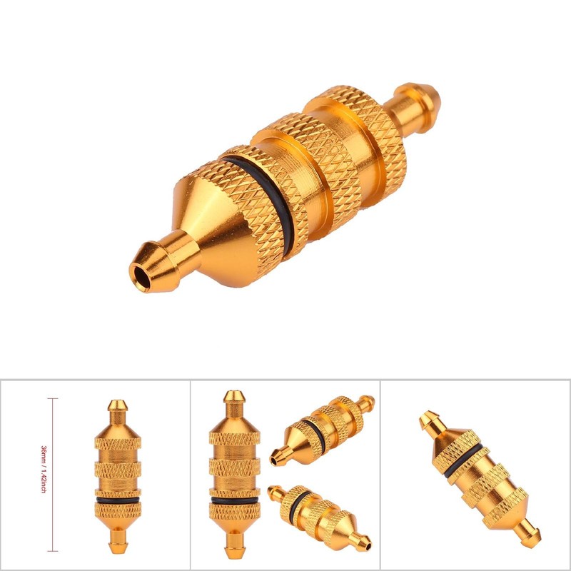 1 HSP RC Fuel Filter Aluminum Alloy High Durability For RC Cars
