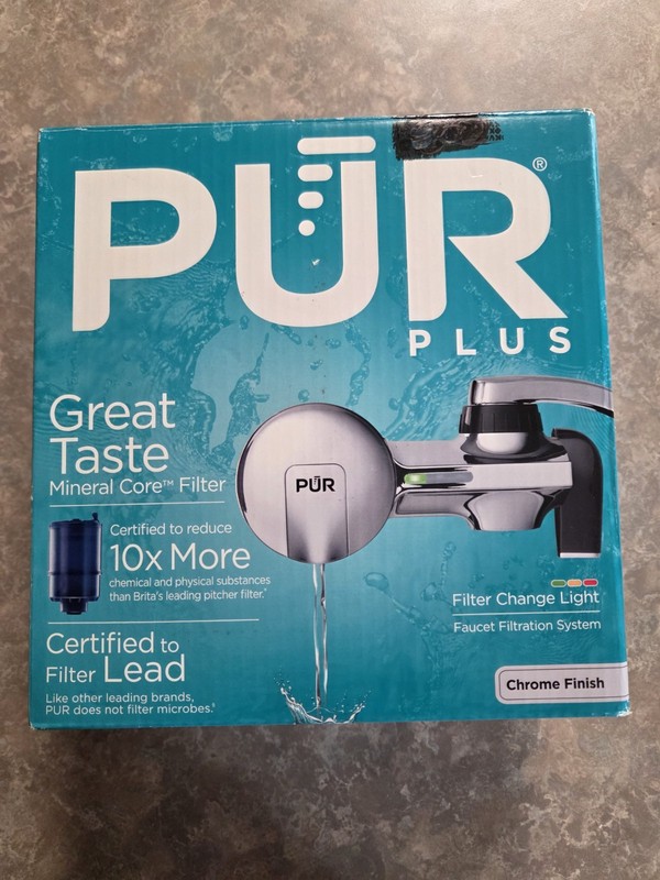 PUR PLUS Faucet Filtration System – Chrome Reduce 10x More!