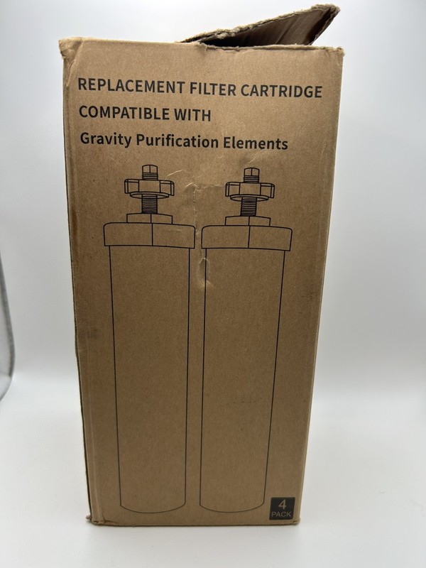 4 Packs Replacement Gravity System Filters BB9-2 Black For Berkey Water Filter gallery