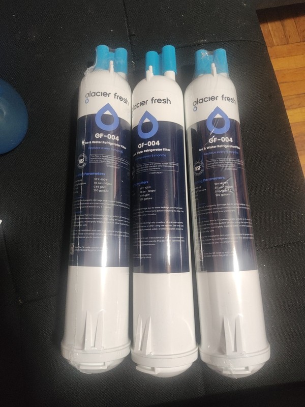 Glacier Fresh GF-004 Refrigerator Water Filter Replacement 3-Pack