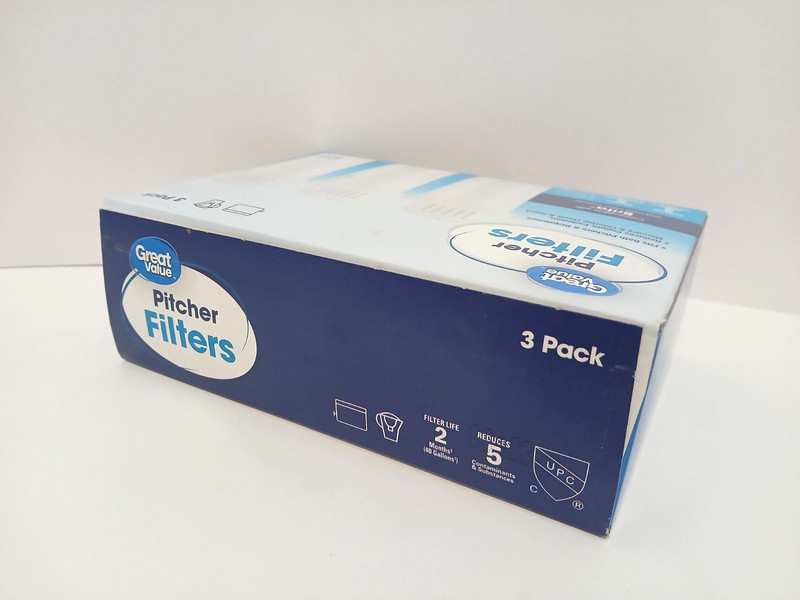 Great Value Pitcher Filters 3-Pack NEW! Compatible w/ Brita & Most Other Brands gallery