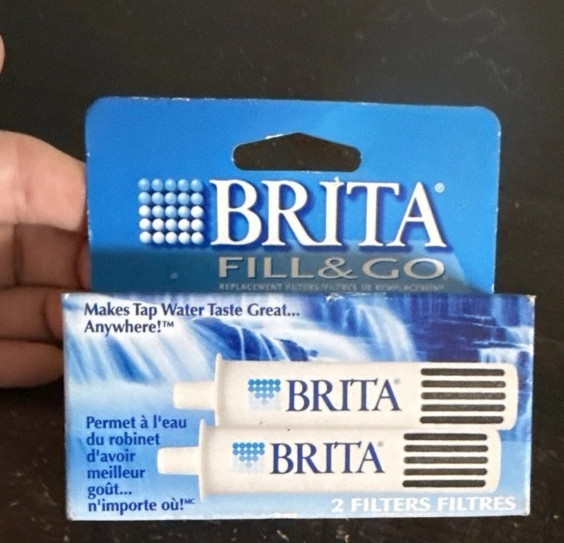 Brita Fill and Go Filters 2 Pack Brand New Old Stock Vintage 2000
