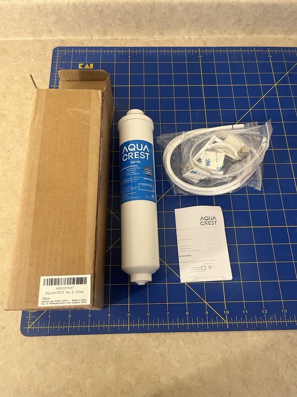 Water Filter Brand New AQUACREST In-Line Unused