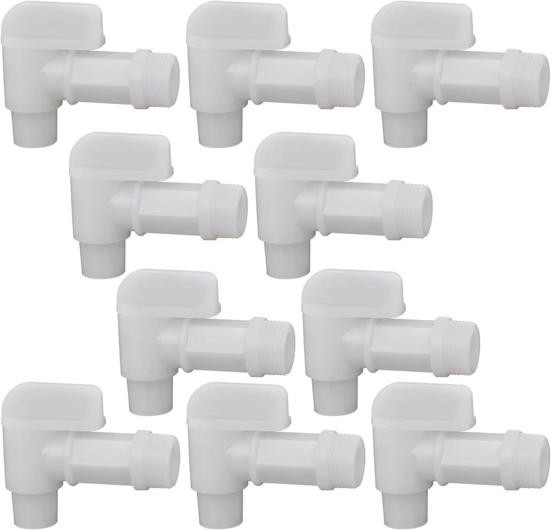 Plastic Faucet Spigot Drum Faucet, 3/4 NPT Spigot Faucet for Water Jug, 1 Inch