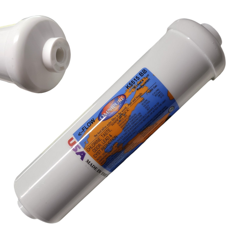 Omnipure K5515-BB 1M Lead & Cyst Reduction Carbon Filter 1/4″ Female Port