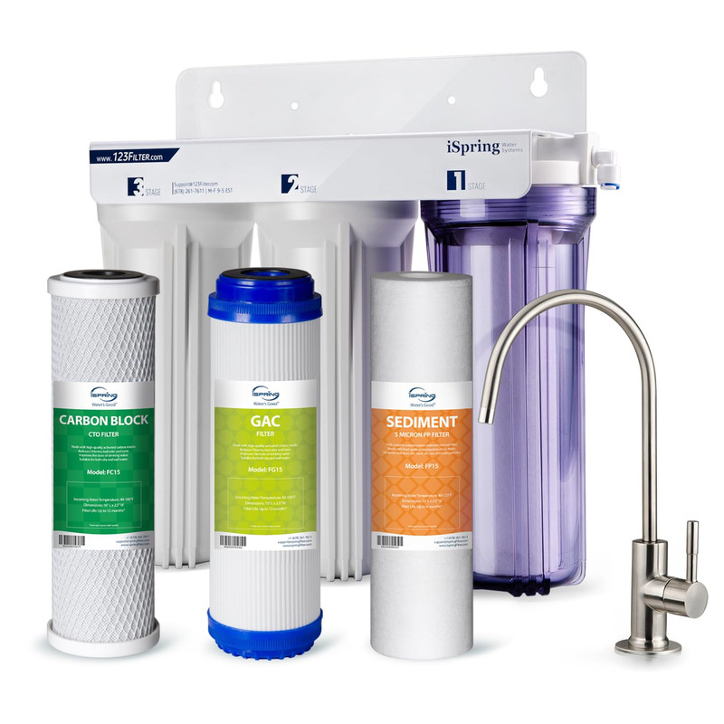 NSF Certified Tankless Under Sink Water Filter - Reduces PFAS & Chlorine