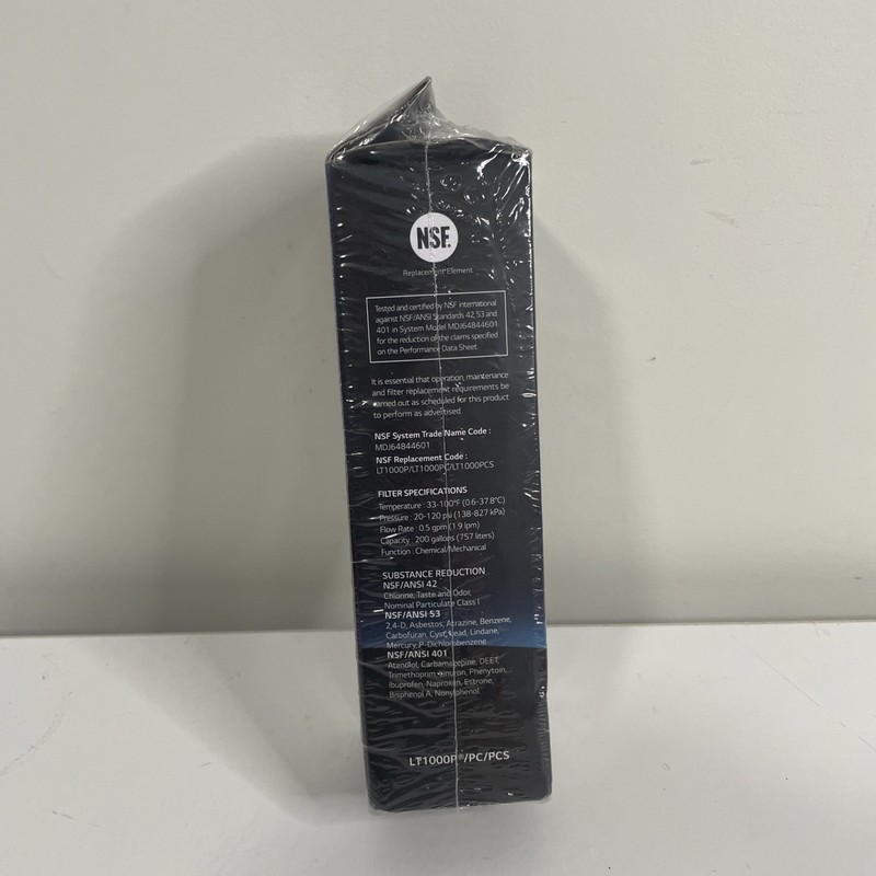 Genuine LG Water Filter Replacement Cartridge LT1000P/PC/PCS - New and Sealed! gallery