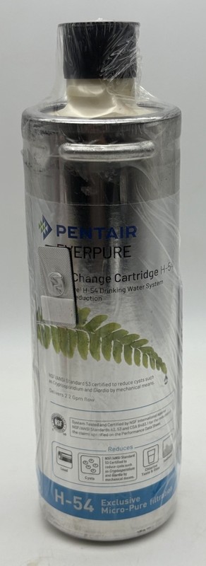Pentair Everpure H-54 Quick-Change Water Filter Replacement Cartridge Sealed