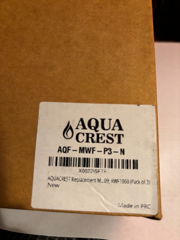 Aqua Crest NSF/ANSI certified Water Filters 3 Pack AQF-MWF-P3-N gallery