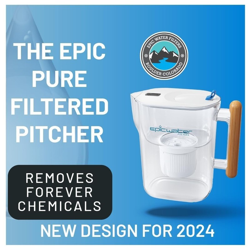 Pure Filter Pitcher 10-Cup Water Filtration System 150 Gallon Replacement gallery