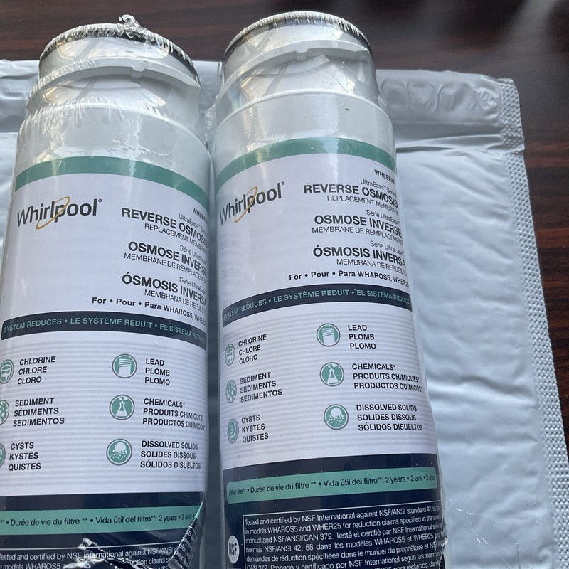 Whirlpool WHEERM UltraEase Reverse Osmosis Replacement Membrane 2 Filters