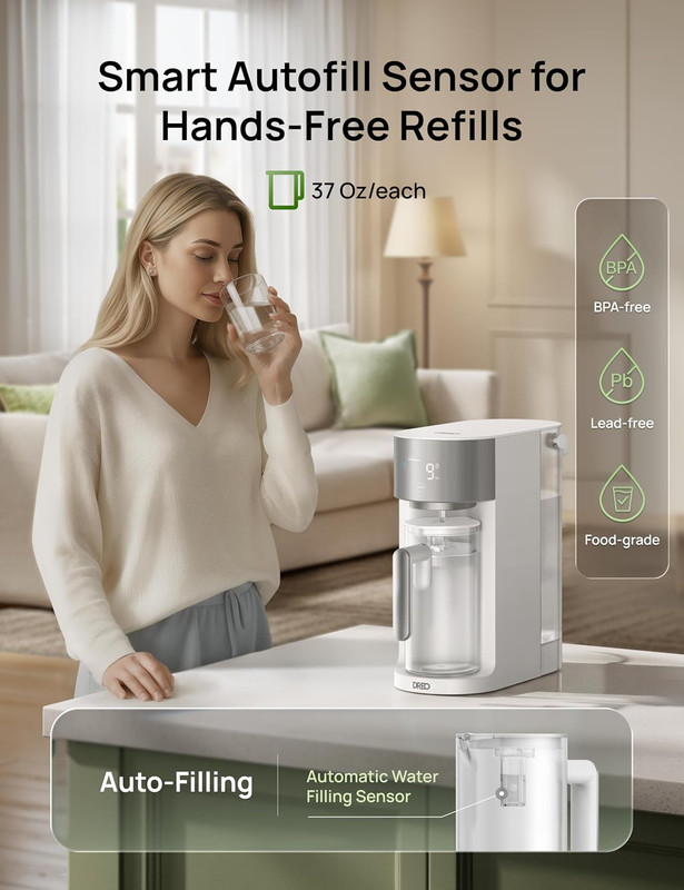 Reverse Osmosis Water Filter Countertop, RO Filtration System, 3:1 Pure to Drain gallery