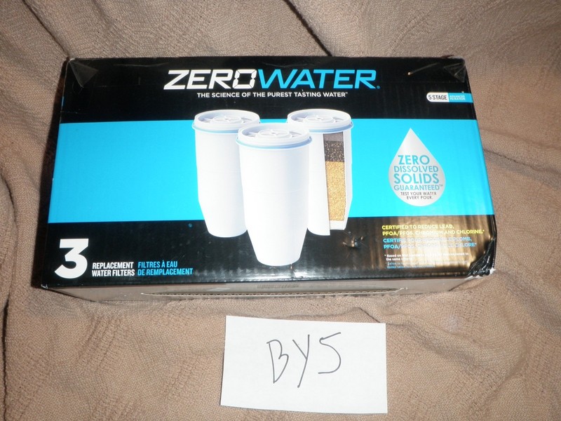 ZeroWater Official 5-Stage 0 TDS Replacement Filter IAPMO Certified, 3-Pack gallery