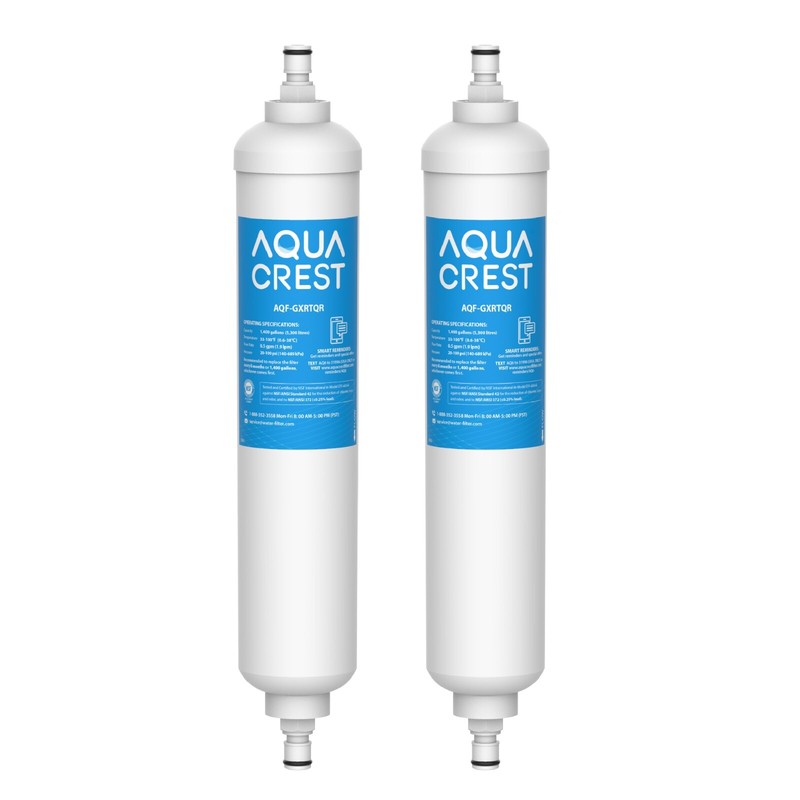 AQUA CREST GXRTQR Inline Water Filter, NSF Certified,replacement for GE® GXRTQR