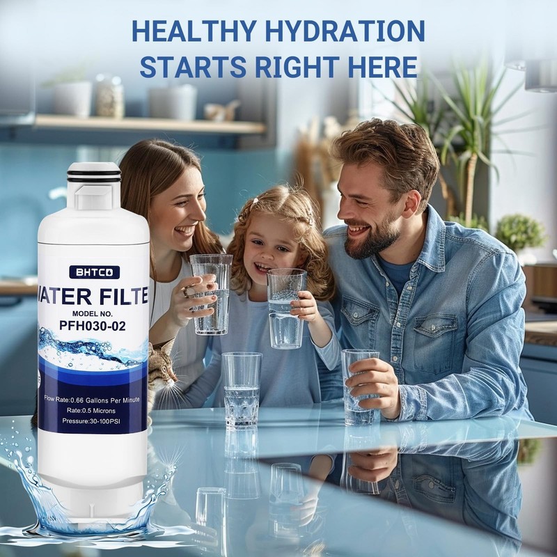 Water Filter for Samsung RF23BB8600QLAA/ RF30BB6600QLAA/ RF30BB660012AA/ RF30... gallery
