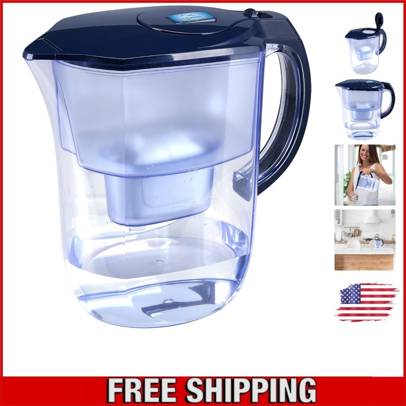 Ultra 3.8L Alkaline Water Filter Pitcher – BPA Free & Fast Filtration