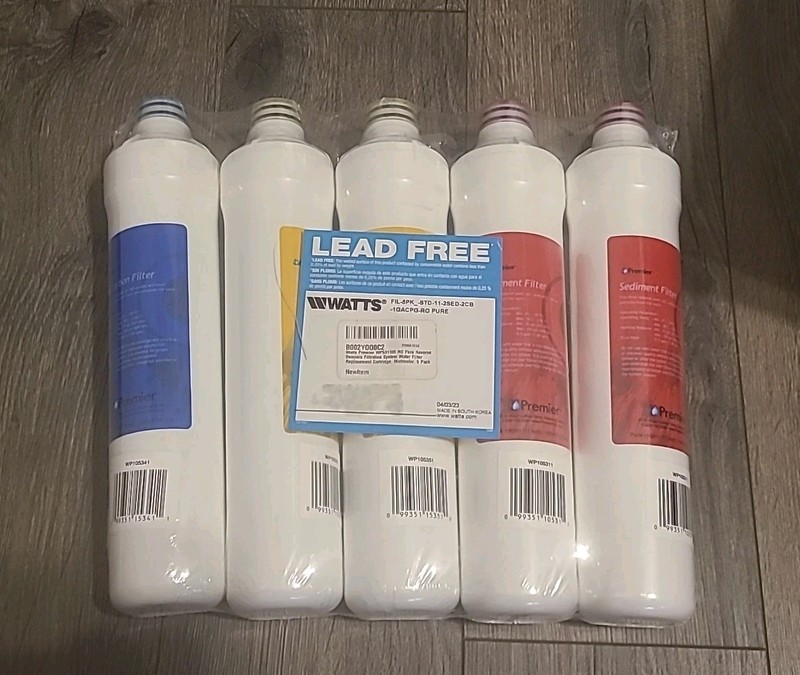 Watts Premier Annual RO Pure 5-Pack Filtration Kit for Pure Plus/Zero Pure Plus-