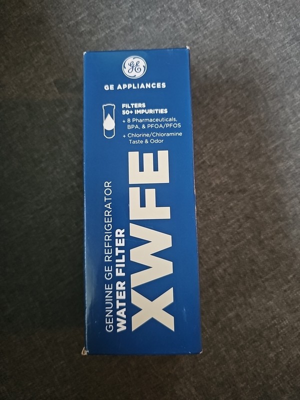 Genuine Brand New GE XWFE Refrigerator Water Filter – White