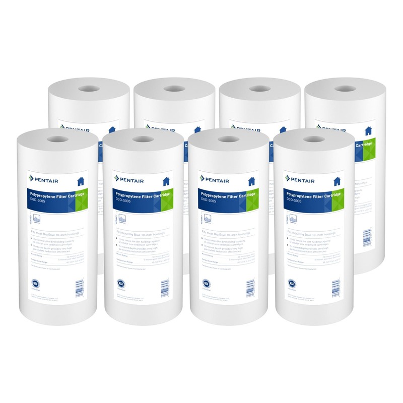 DGD Big Blue Water Filter Cartridges Pack of 8 Potable Water Filters 10 Inch
