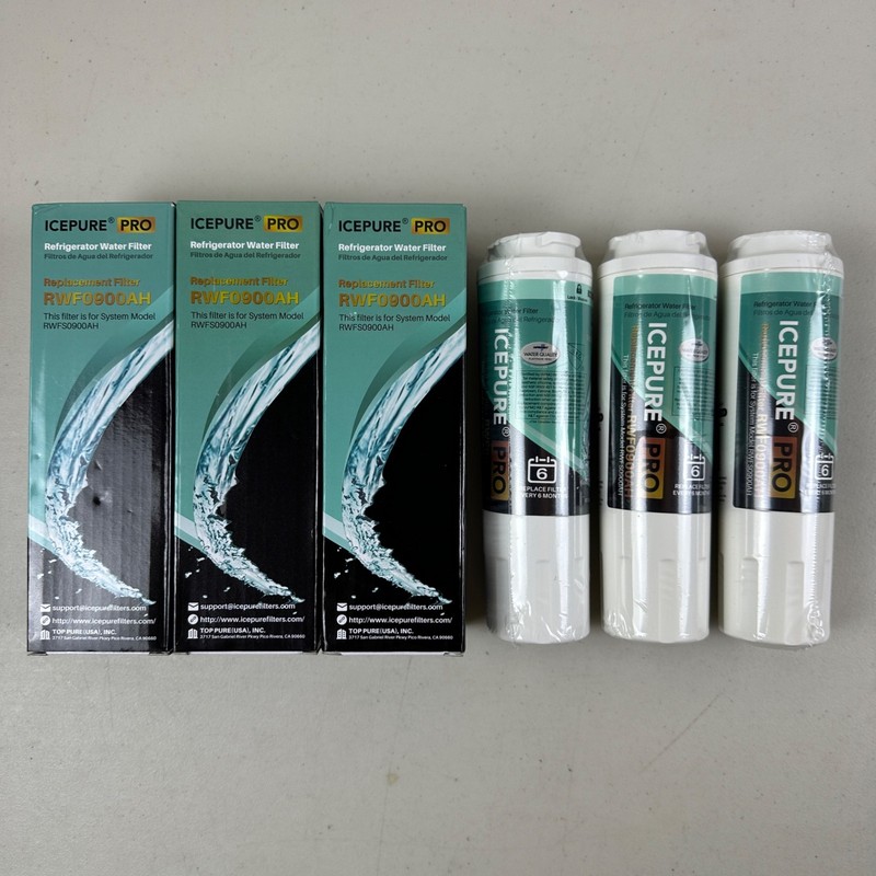 3 PACK ICEPURE PRO UKF8001 for Everydrop EDR4RXD1 Filter 4 Maytag FMM2 RWF0900AH