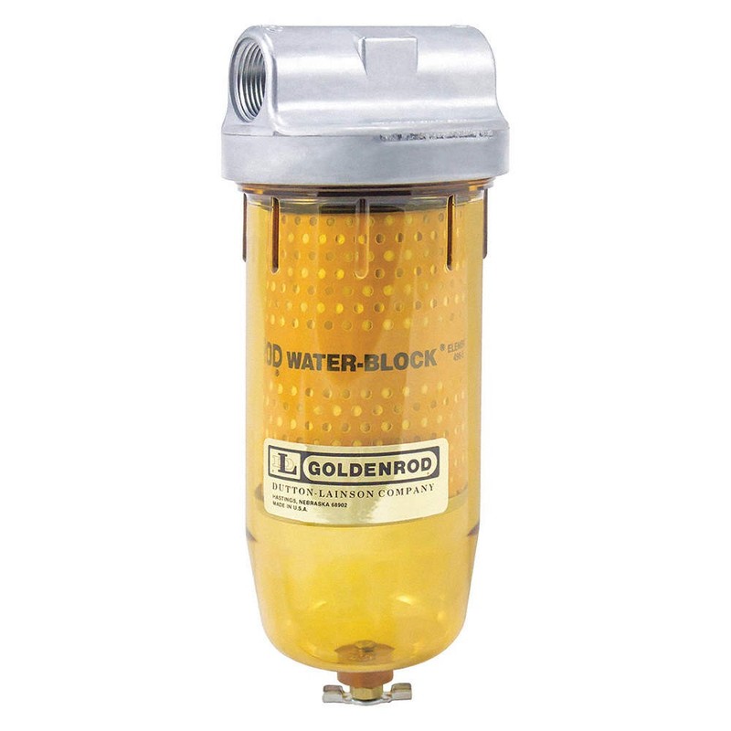 GOLDENROD 496-3/4 WTR BLCK FUEL FLTER 3/4 NPT 8DPG1